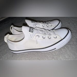 Converse All Star White Canvas Sneakers